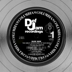 RARE-T Slick Rick - The Great Adventures Of Slick Rick Platinum LP Limited Signature Edition Studio Licensed Custom Frame