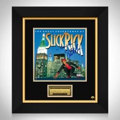 RARE-T Slick Rick - The Great Adventures Of Slick Rick LP Cover Limited Signature Edition Studio Licensed Custom Frame Limited Edition Frames