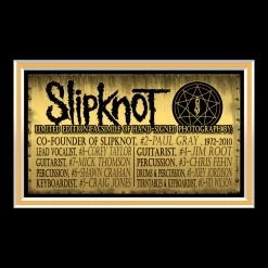 RARE-T Slipknot Band Photo Limited Signature Edition Studio Licensed Custom Frame Limited Edition Frames 15 RARE-T Slipknot Band Photo Limited Signature Edition Studio Licensed Custom Frame Limited Edition Frames