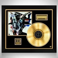 RARE-T Slipknot IOWA Gold LP Limited Signature Edition Studio Licensed Custom Frame Limited Edition Frames