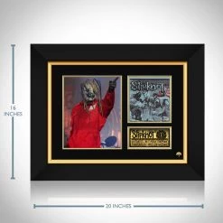 PPC Slipknot - Beckett Certified Hand-Signed Promotional Tour Flyer By Mick Thomson & Sid Wilson Custom Frame Signed Memorabilia