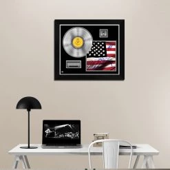 Rare-T Sly & The Family Stone There's A Riot Goin' On Platinum LP Limited Signature Edition Studio Licensed Custom Frame Limited Edition Frames