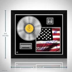 Rare-T Sly & The Family Stone There's A Riot Goin' On Platinum LP Limited Signature Edition Studio Licensed Custom Frame Limited Edition Frames
