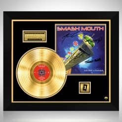 RARE-T Smash Mouth - Astro Lounge Gold LP Limited Signature Edition Studio Licensed Custom Frame