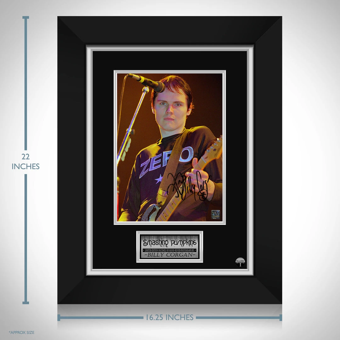 RARE-T Smashing Pumpkins - Billy Corgan Photo Limited Signature Edition Studio Licensed Custom Frame 3 RARE-T Smashing Pumpkins - Billy Corgan Photo Limited Signature Edition Studio Licensed Custom Frame