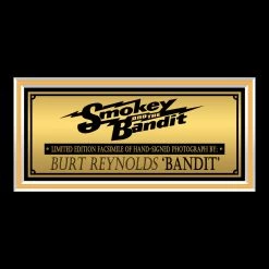 RARE-T Smokey And The Bandit Burt Reynolds Photo Limited Signature Edition Studio Licensed Custom Frame