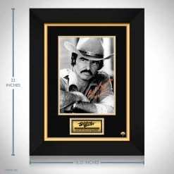 RARE-T Smokey And The Bandit Burt Reynolds Photo Limited Signature Edition Studio Licensed Custom Frame