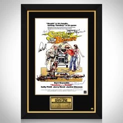 RARE-T Smokey And The Bandit Mini Poster Limited Signature Edition Studio Licensed Custom Frame Limited Edition Frames