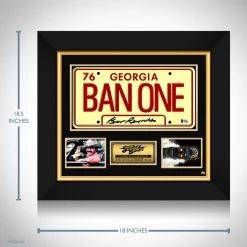 PPC Smokey And The Bandit - Beckett Witnessed Certified Hand-Signed BAN ONE License Plate By Burt Reynolds Custom Frame Signed Memorabilia 14 PPC Smokey And The Bandit - Beckett Witnessed Certified Hand-Signed BAN ONE License Plate By Burt Reynolds Custom Frame Signed Memorabilia