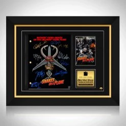 RARE-T Snakes On A Plane Transcript Limited Signature Edition Studio Licensed Custom Frame Limited Edition Frames