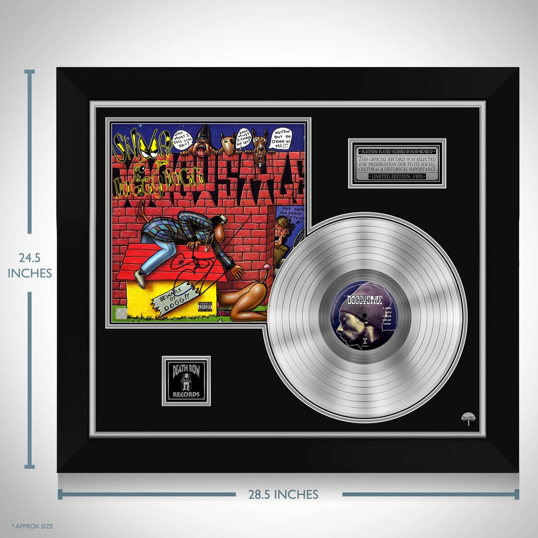 RARE-T Limited Edition Frames Snoop Dog Doggy Style Limited Signature Edition Studio Licensed Platinum LP Custom Frame 3 RARE-T Limited Edition Frames Snoop Dog Doggy Style Limited Signature Edition Studio Licensed Platinum LP Custom Frame
