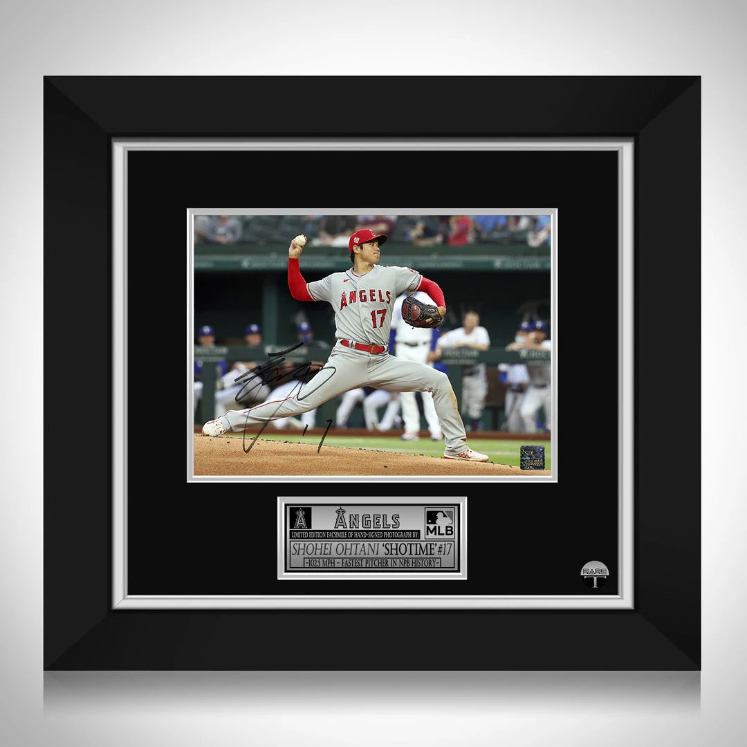RARE-T Sports Memorabilia Shohei Ohtani Los Angeles Angels Photo Limited Signature Edition Studio Licensed Custom Frame 1 RARE-T Sports Memorabilia Shohei Ohtani Los Angeles Angels Photo Limited Signature Edition Studio Licensed Custom Frame