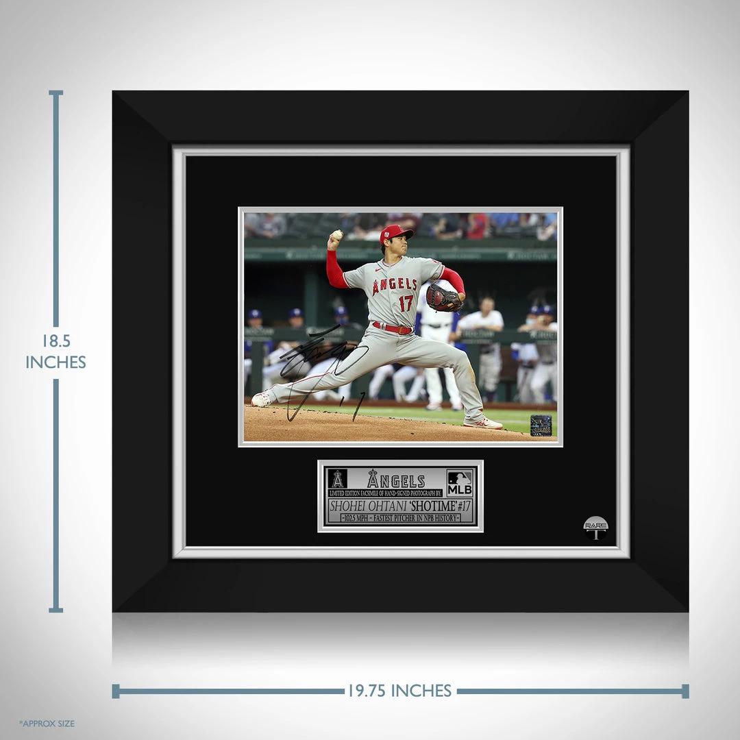 RARE-T Sports Memorabilia Shohei Ohtani Los Angeles Angels Photo Limited Signature Edition Studio Licensed Custom Frame 4 RARE-T Sports Memorabilia Shohei Ohtani Los Angeles Angels Photo Limited Signature Edition Studio Licensed Custom Frame