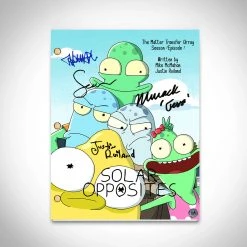 RARE-T Solar Opposites Script Limited Signature Edition Studio Licensed Custom Frame 16 RARE-T Solar Opposites Script Limited Signature Edition Studio Licensed Custom Frame