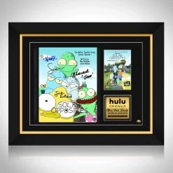 RARE-T Solar Opposites Script Limited Signature Edition Studio Licensed Custom Frame