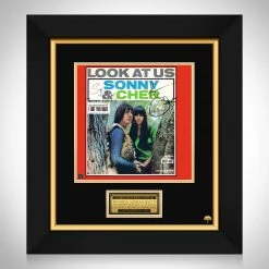 RARE-T Limited Edition Frames Sonny & Cher - Look At Us LP Cover Limited Signature Edition Studio Licensed Custom Frame