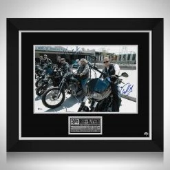 PPC Sons Of Anarchy - Beckett Certified Hand-Signed Mini Poster By Charlie Hunnam & Kim Coates Custom Frame