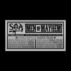 RARE-T Sons Of Anarchy Limited Signature Edition Studio Licensed Movie Mini Poster Custom Frame Limited Edition Frames