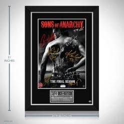 RARE-T Sons Of Anarchy Limited Signature Edition Studio Licensed Movie Mini Poster Custom Frame Limited Edition Frames
