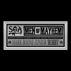 RARE-T Sons Of Anarchy - Bobby Photo Limited Signature Edition Studio Licensed Custom Frame Limited Edition Frames