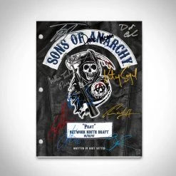 RARE-T Sons Of Anarchy Pilot Script Limited Signature Edition Studio Licensed Custom Frame Limited Edition Frames