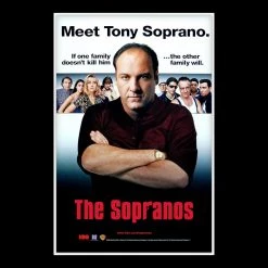 RARE-T The Sopranos Script Limited Signature Edition Studio Licensed Custom Frame