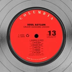 RARE-T Limited Edition Frames Soul Asylum - Grave Dancers Union Platinum LP Limited Signature Edition Studio Licensed Custom Frame