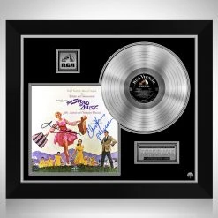 RARE-T The Sound Of Music - Original Soundtrack Platinum LP Limited Signature Edition Studio Licensed Custom Frame Limited Edition Frames