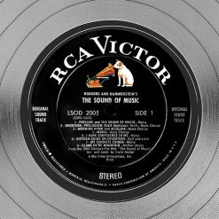 RARE-T The Sound Of Music - Original Soundtrack Platinum LP Limited Signature Edition Studio Licensed Custom Frame Limited Edition Frames