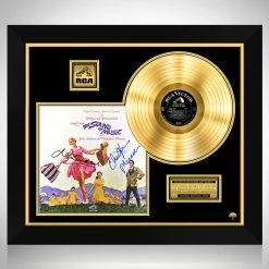RARE-T Limited Edition Frames The Sound Of Music Movie Soundtrack Gold LP Limited Signature Edition Studio Licensed Custom Frame
