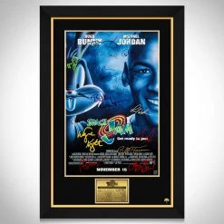 RARE-T Sports Memorabilia Space Jam Mini Poster Limited Signature Edition Studio Licensed Custom Frame