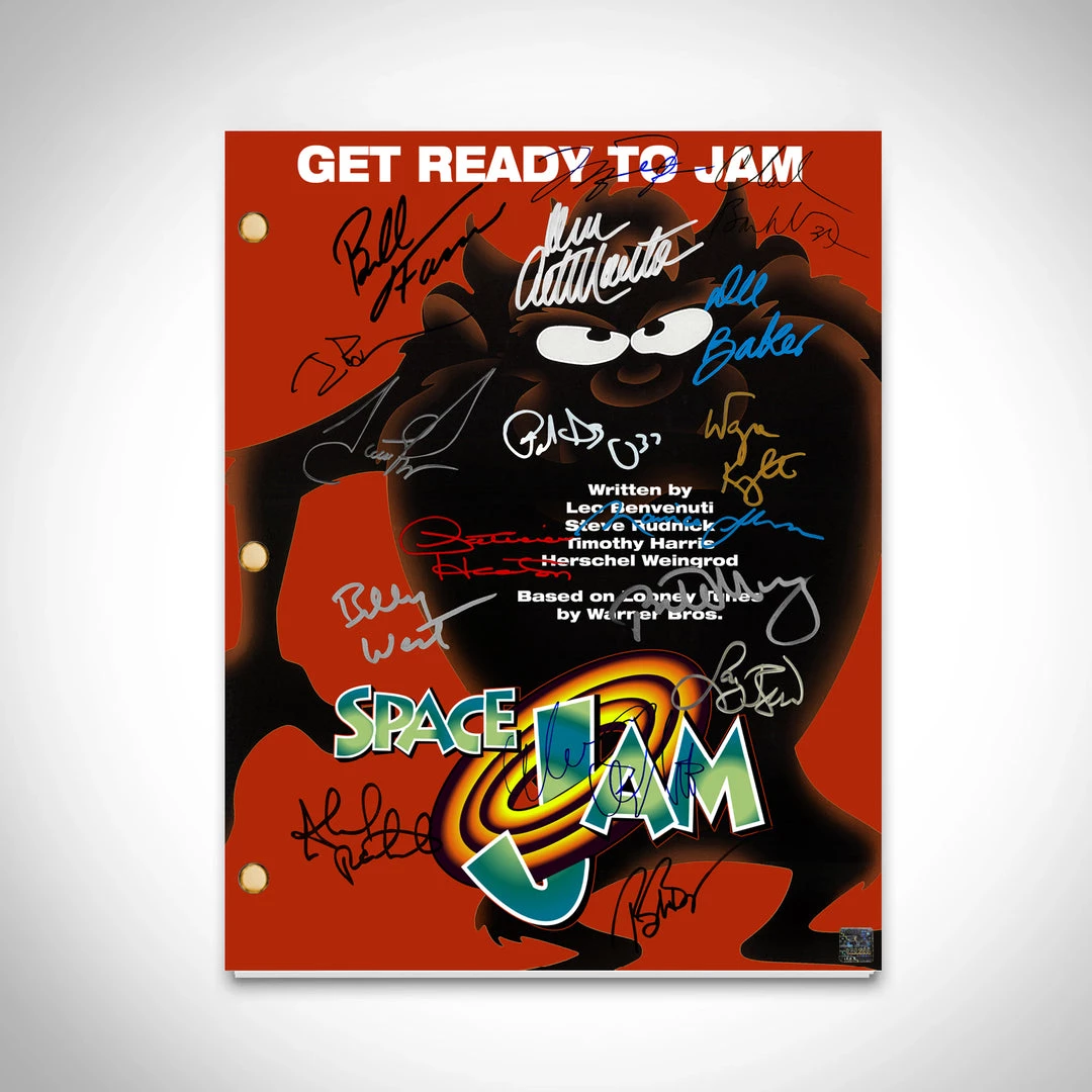 RARE-T Space Jam 1996 Transcript Limited Signature Edition Studio Licensed Custom Frame 4 RARE-T Space Jam 1996 Transcript Limited Signature Edition Studio Licensed Custom Frame