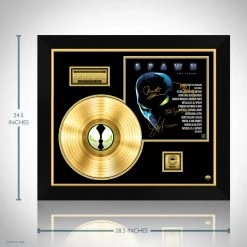 RARE-T Spawn - Soundtrack Gold LP Limited Signature Edition Studio Licensed Custom Frame Limited Edition Frames