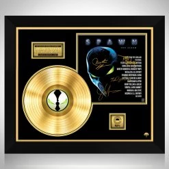 RARE-T Spawn - Soundtrack Gold LP Limited Signature Edition Studio Licensed Custom Frame Limited Edition Frames