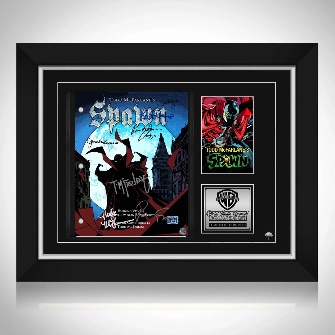 RARE-T Spawn Animated Series Transcript Limited Signature Edition Studio Licensed Custom Frame 12 RARE-T Spawn Animated Series Transcript Limited Signature Edition Studio Licensed Custom Frame