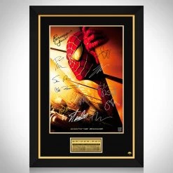 RARE-T Spider-Man (2002) Movie Mini Poster Limited Signature Edition Studio Licensed Custom Frame