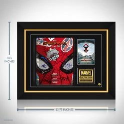 RARE-T Spider-Man Far From Home Transcript Limited Signature Edition Studio Licensed Custom Frame