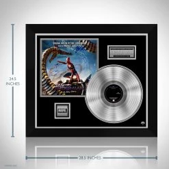 RARE-T NEW Spider-Man No Way Home - Original Motion Picture Soundtrack Platinum LP Limited Signature Edition Studio Licensed Custom Frame