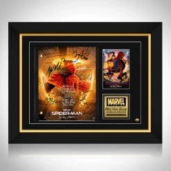 RARE-T Spider-Man No Way Home Transcript Limited Signature Edition Studio Licensed Custom Frame Limited Edition Frames