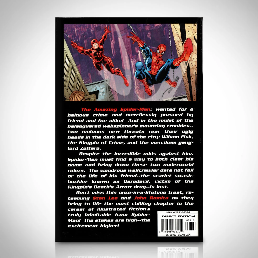 APW Signed Memorabilia Spider-Man- 'Kingpin To The Death' #1 (Silver Ink)- Hand-Signed Comic Book By Stan Lee Custom Frame 4 APW Signed Memorabilia Spider-Man- 'Kingpin To The Death' #1 (Silver Ink)- Hand-Signed Comic Book By Stan Lee Custom Frame