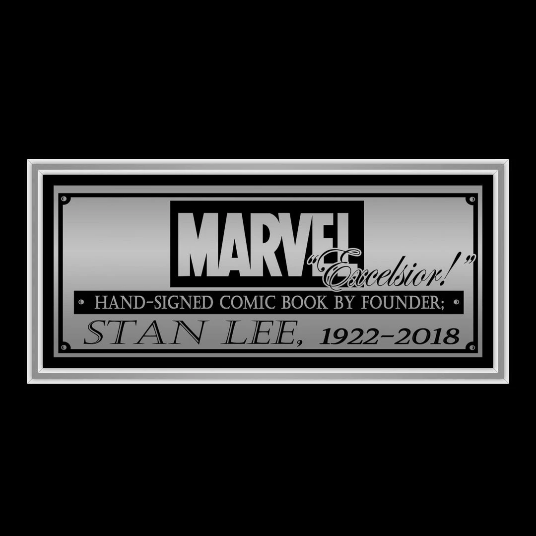 APW Signed Memorabilia Spider-Man- 'Kingpin To The Death' #1 (Silver Ink)- Hand-Signed Comic Book By Stan Lee Custom Frame 6 APW Signed Memorabilia Spider-Man- 'Kingpin To The Death' #1 (Silver Ink)- Hand-Signed Comic Book By Stan Lee Custom Frame