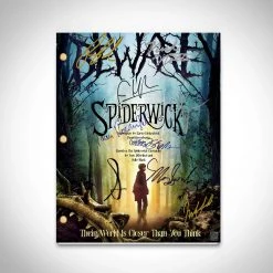 RARE-T Spiderwick Chronicles Transcript Limited Signature Edition Studio Licensed Custom Frame Limited Edition Frames
