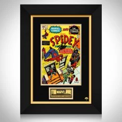 RARE-T Spidey Super Stories #1 Limited Signature Edition Comic Book Cover Art Custom Frame