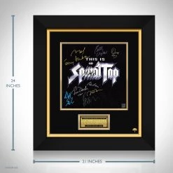 RARE-T Ready To Ship! - Spinal Tap - Soundtrack LP Cover Limited Signature Edition Studio Licensed Custom Frame Ready To Ship! 48 Hour Shipping!
