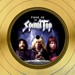 RARE-T Spinal Tap Soundtrack Gold LP Limited Signature Edition Studio Licensed Custom Frame