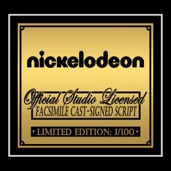 RARE-T SpongeBob Squarepants Transcript Limited Signature Edition Studio Licensed Custom Frame 18 RARE-T SpongeBob Squarepants Transcript Limited Signature Edition Studio Licensed Custom Frame