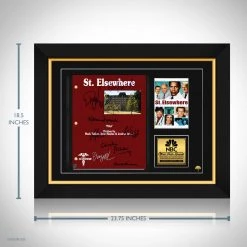 RARE-T St. Elsewhere Transcript Limited Signature Edition Studio Licensed Custom Frame Limited Edition Frames