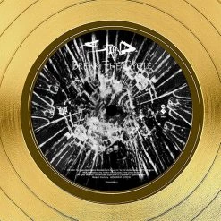 RARE-T Limited Edition Frames Staind Break The Cycle Gold LP Limited Signature Edition Studio Licensed Custom Frame