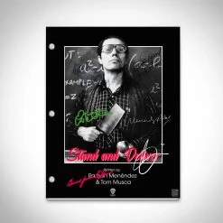 RARE-T Stand And Deliver Transcript Limited Signature Edition Studio Licensed Custom Frame Limited Edition Frames