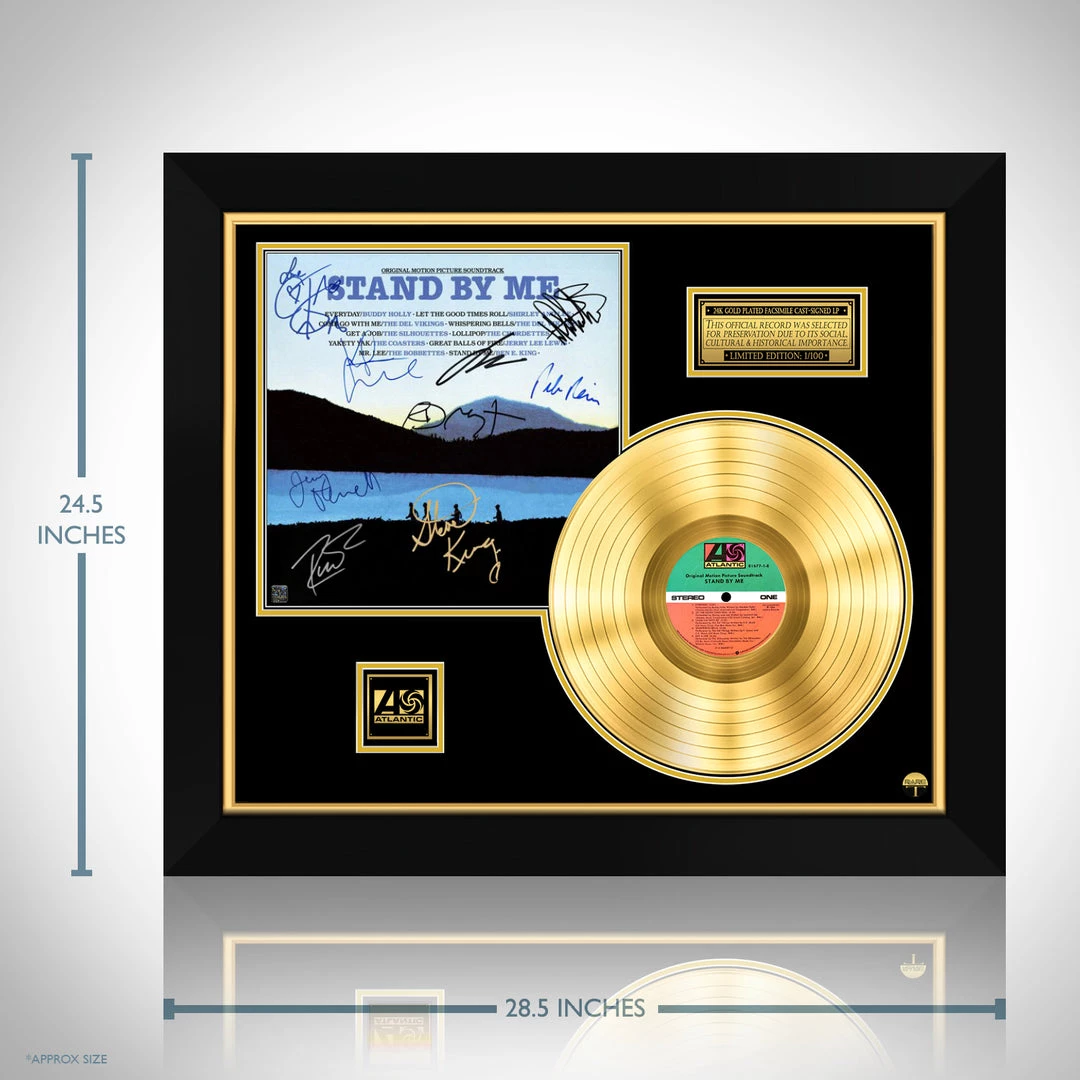 RARE-T Limited Edition Frames Stand By Me - Soundtrack Gold LP Limited Signature Edition Studio Licensed Custom Frame 3 RARE-T Limited Edition Frames Stand By Me - Soundtrack Gold LP Limited Signature Edition Studio Licensed Custom Frame